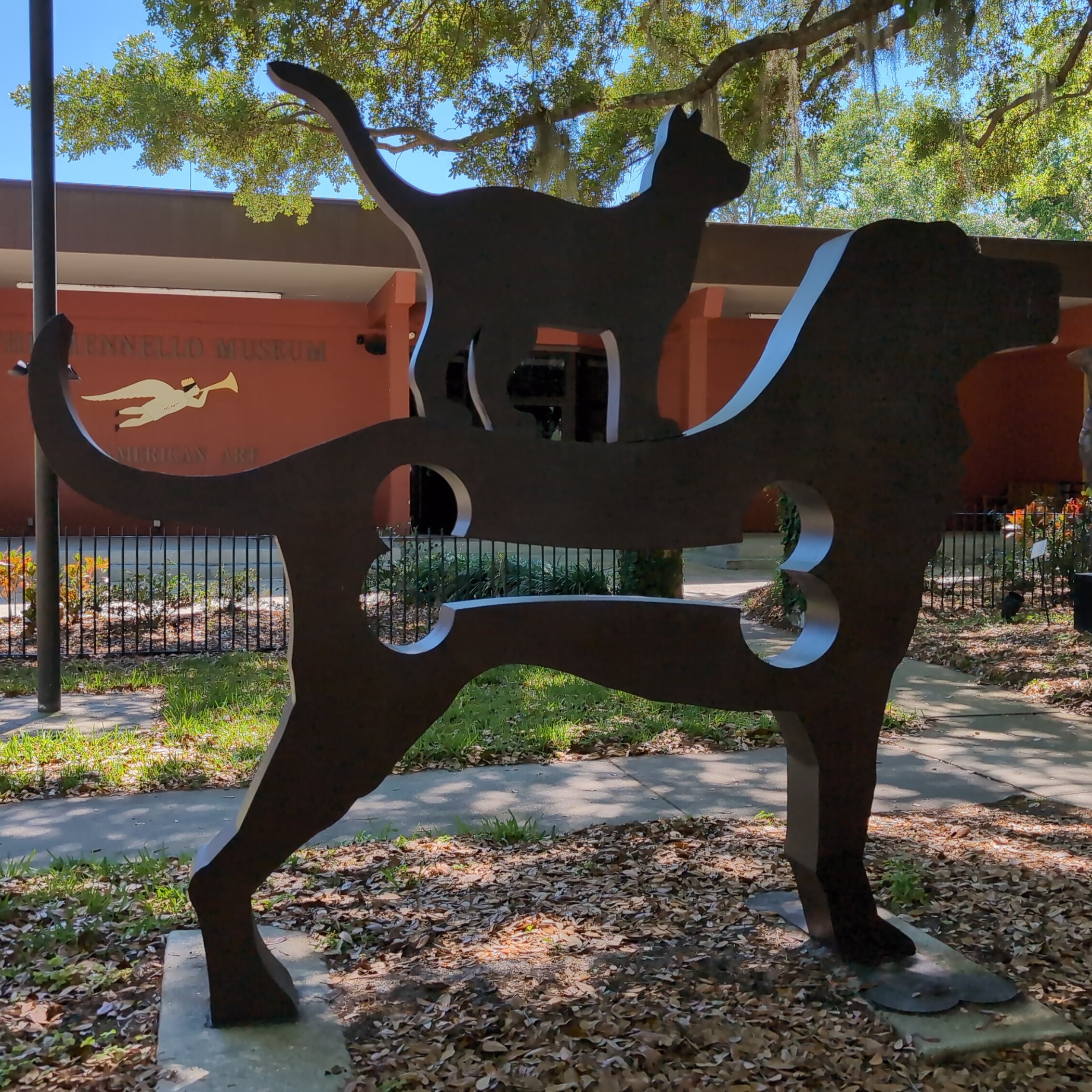 Dog & Cat Sculpture